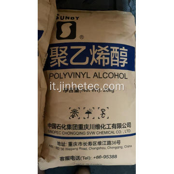 Materiale polimerico in resina Chuanwei PVA per colla tessile